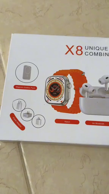Smartwatch X8 Ultra + Combo
